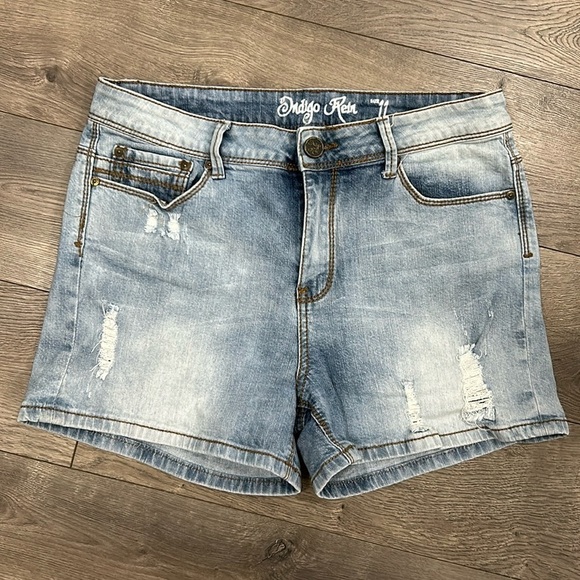 Pants - Faded Jean Shorts
